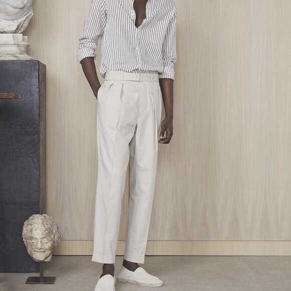 Officine Generale Pierre Pants, cotton poplin - size eu 50 (34 US) - Picture 1 of 3